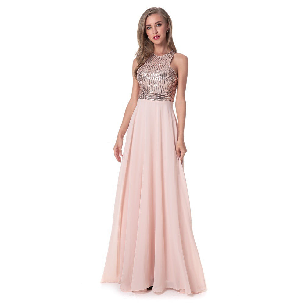 Slim Bridesmaid Wedding Women  Evening Dress