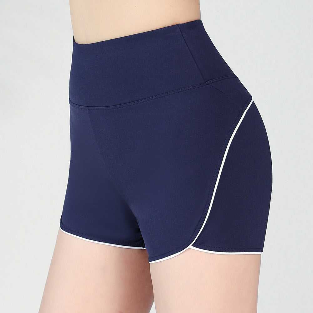 Popular High Waist Hip Lift Sports Shorts Women Skinny Running Three Points Training Yoga Pants Peach Fitness Pants Summer