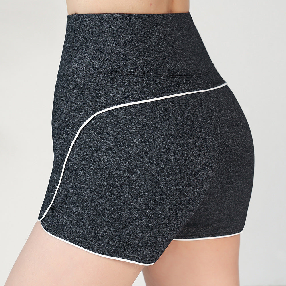 Popular High Waist Hip Lift Sports Shorts Women Skinny Running Three Points Training Yoga Pants Peach Fitness Pants Summer